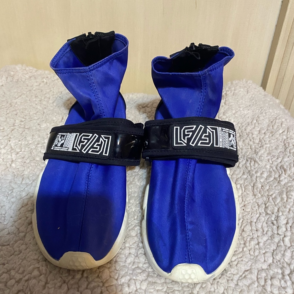 LF X JEFFREY CAMPBELL SNEAKERS BLUE AND BLACK